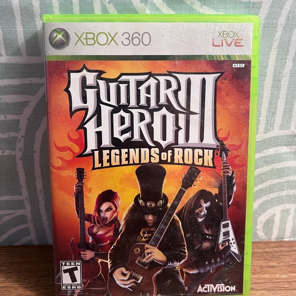 Guitar Hero III Legends of Rock Xbox 360 Complete Tested Activision GH3